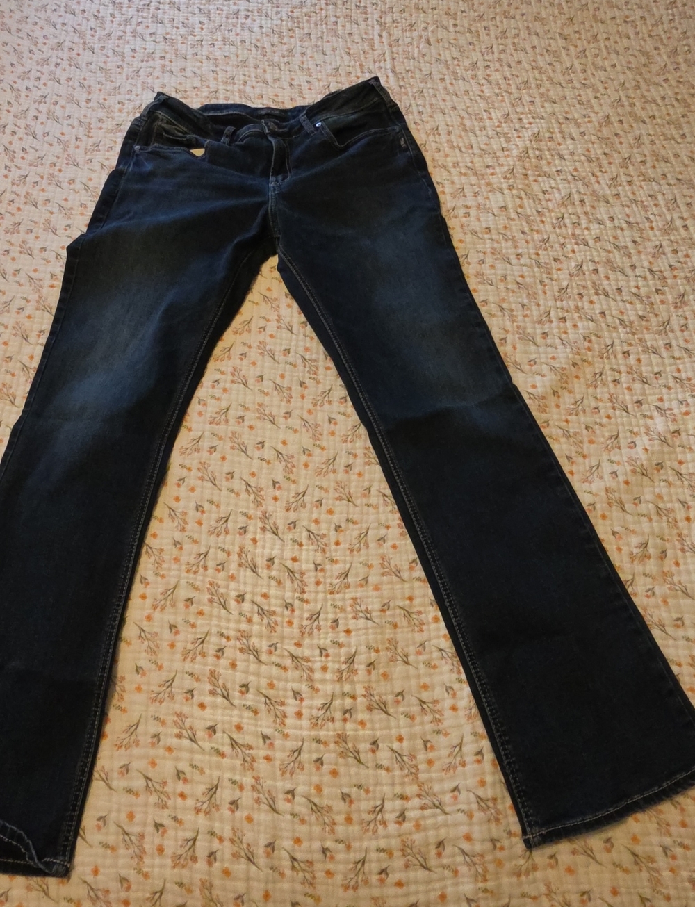 Silver Jeans Dark Indigo Boot Cut Jeans